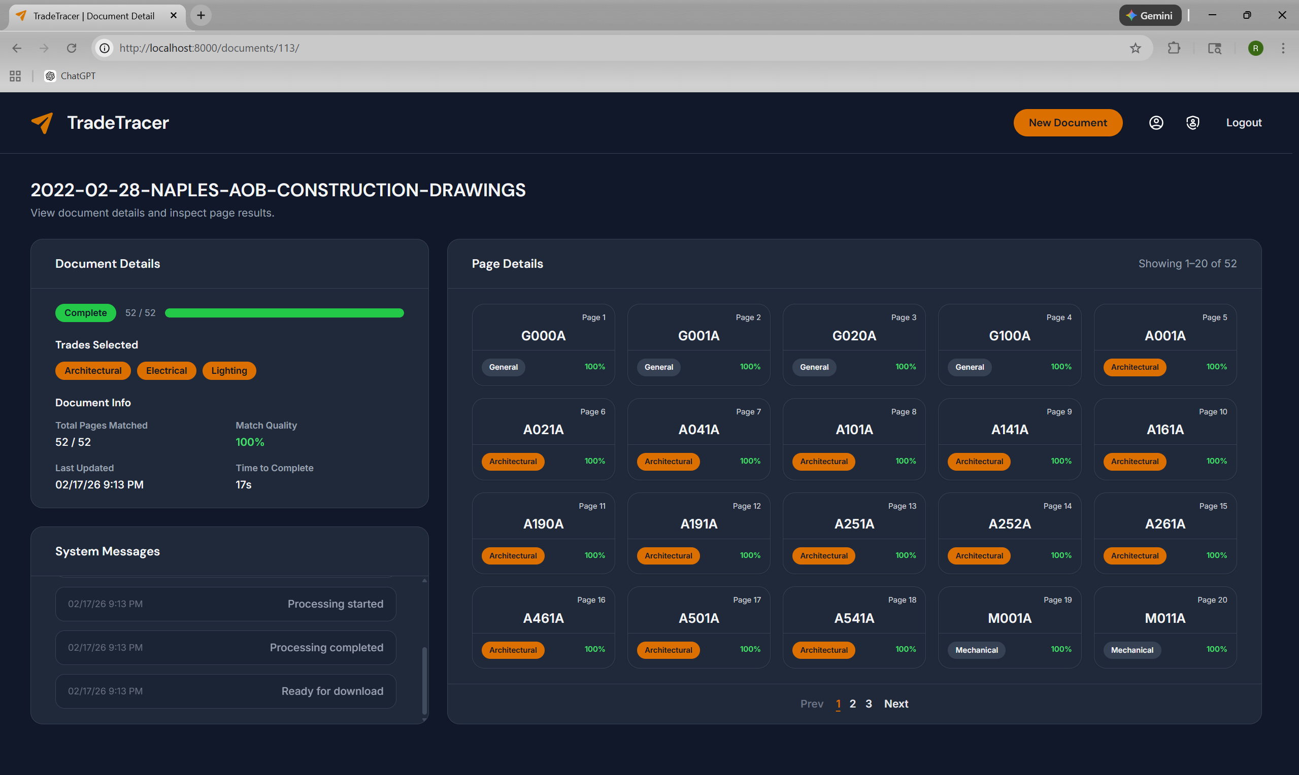 TradeTracer screenshot 2